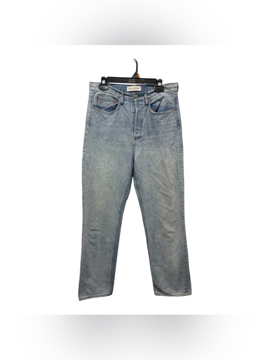 Denim Forum Denim - Denim Forum Washed Light Blue Straight Jeans 90s Grunge Slouchy Vintage Inspired